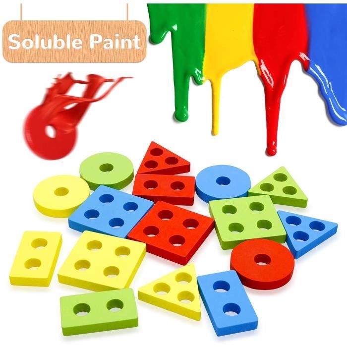 Jumble Jeu Magnétique Labyrinthe Montessori – Puzzle En Bois, Couleurs à Trier, Aimants Puissants – Pour Apprendre En S'amusant Dès 3 Ans