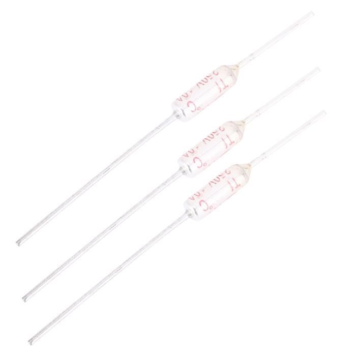 LSF -Lien Thermique (121°C)10 Pièces Fusible Thermique AC 250V 10A