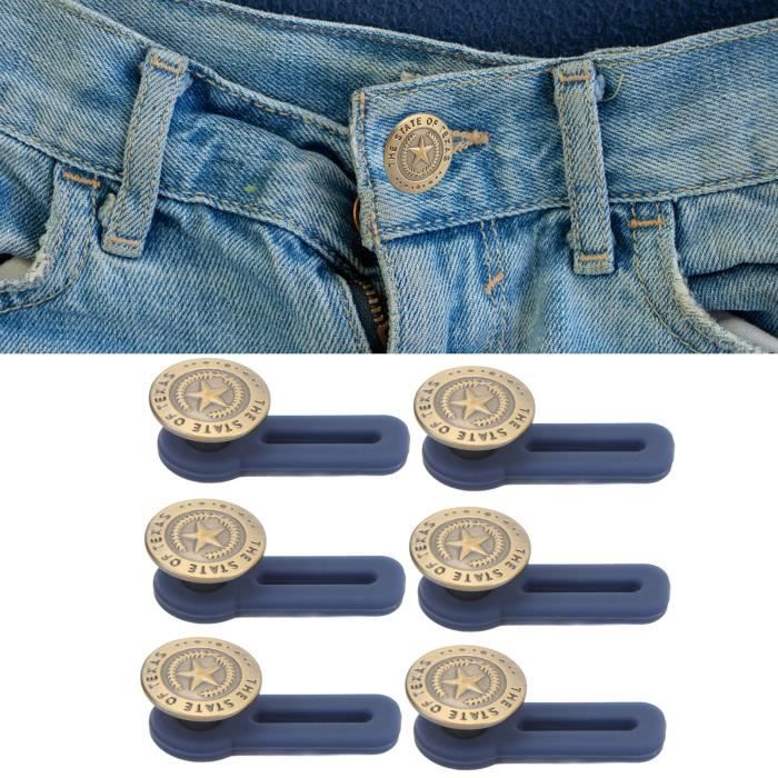 Fdit Extensions de taille de pantalon 3 pièces pantalons rallonges de taille  bouton en métal coton facile à utiliser bouton - Cdiscount Beaux-Arts et  Loisirs créatifs