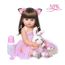 Poupees Poupons 55cm Npk Bebe Poupee Renaitre Enfant En Bas Age Fille Rose Princesse Baty Jouet Tres Doux Type Brown Eyes 55cm Achat Vente Poupee Cdiscount