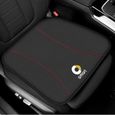 Pour Smart 1-Noir - Housse de coussin de siège de voiture, Tapis de Protection en cuir pour Smart Eq Fortwo F-0