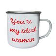 280ml Tasse Tu Es Ma Femme Parfaite La Nouveauté Drôle Rétro étain émail Tasse 10oz280ml E992e