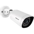 Foscam G4EP Caméra de Surveillance IP Full Super HD 4 MP avec Carte Micro SD Protection Contre Les Intempéries IP66 Visio G4E-0