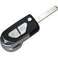Coque clé pour Citroen DS3 2009 à 2020 - Plip télécommande 2 Boutons avec Lame Phonillico®-0