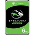 SEAGATE - Disque dur Interne HDD - BarraCuda - 6To - 5 400 tr/min - 3.5"-0