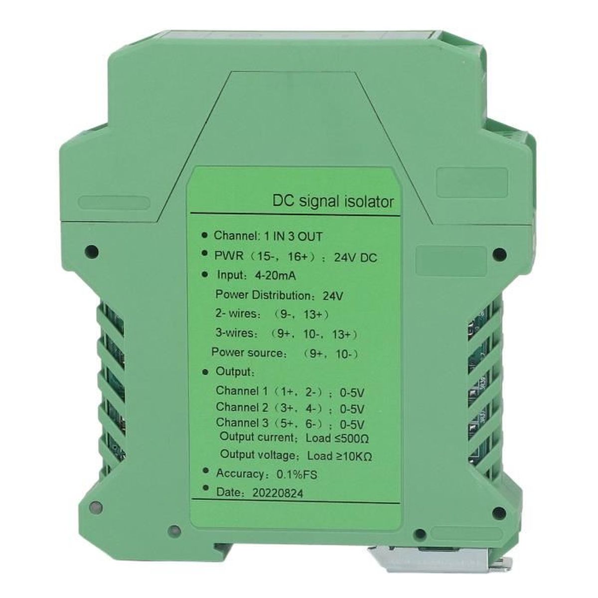 Convertisseur Isolateur Signal 4-20mA - 24V CC - Pour PLC Et Automatisme - Précision Industrielle