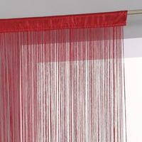 Rideau Fil 90 x 200 cm Atmosphéra - Couleur: Rouge