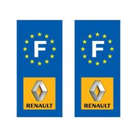 Sticker pour plaque d'immatriculation - Renault