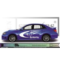 Subaru Impreza WRC rally - BLANC - Kit Complet  - voiture Sticker Autocollant