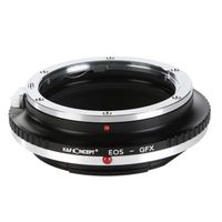 K&F Concept M12211 Bague Adaptation Objectif Canon EOS EF vers Fuji GFX Mount Appareil Photo pour DSLR