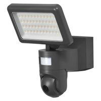 LEDVANCE SMART+ WIFI FLOOD AUTO CAM 20cm - Projecteur LED avec détecteur de mouvement et de lumière du jour, caméra HD,
