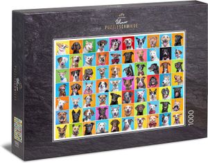 PUZZLE Puzzle Collage de Chiens Puzzle 1000 pièces Collag