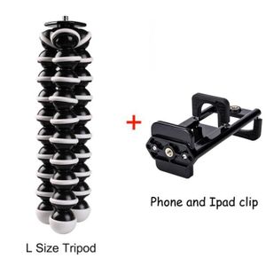 TRÉPIED Trépied et clip - Grand trépied Flexible en forme de pieuvre, Gorillapod, pour téléphone, Smartphone, DSLR, a