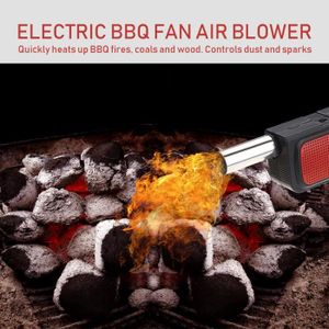Homyl Mini Portable BBQ Ventilateur à Pile Souffleur dair pour Barbecue Flamme 