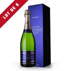 CHAMPAGNE Lot de 6 - Champagne Laurent-Perrier Ultra Brut 75cl - Etui