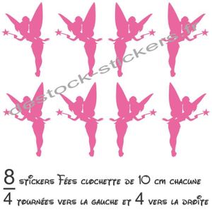 Pink Fairy Silhouette Sticker