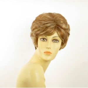 Perruque Chatain Cuivre Meche Blond Clair Cdiscount