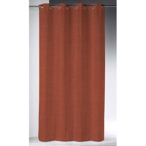 Rideau à œillets 140x280 cm en Lin lavé - Ocre