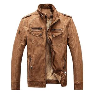 Veste cuir homme Cdiscount Pret a Porter