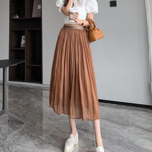 Jupe longue rose Cdiscount