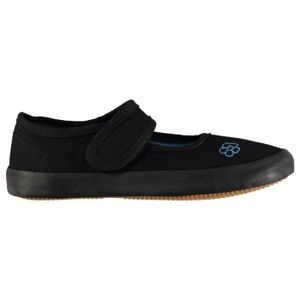 Slazenger Hommes Kung Fu Chaussures De Toile /à Enfiler Noir 43