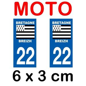 1 sticker pour plaque d'immatriculation MOTO , 2B CORSE, noir - Stickers  pour plaque/MOTO Stickers Plaque - Departement - The Little Boutique