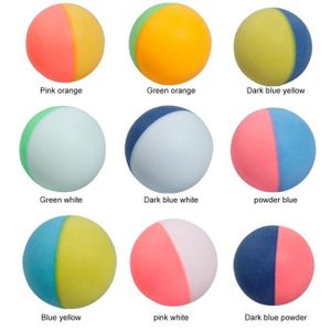BALLE TENNIS DE TABLE SALUTUYA balles de pong colorées 10 pièces balles de Pong balle de Pong colorée jeux de jeux accessoire Couleur de combinaison