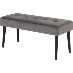 Banc Assise D Appoint Crisanelle Rose Poudre Tapisse De Tissu Velours Pietement Noir En Metal Achat Vente Banc Rose Cdiscount