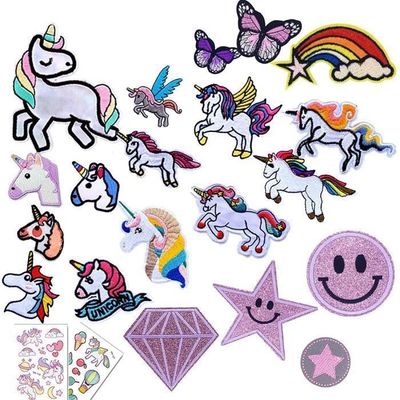Patch Thermocollant Brodé Pégase - 80x80 Mm, à Coudre Ou à Repasser, Pour Vêtements Et Sacs