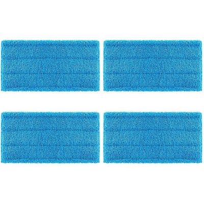 Lot De 5 Serpillières Microfibre Coton 12x32cm - Rechange Pour Balai, Absorption Puissante