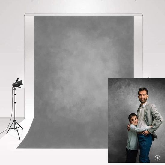 1.5X2.2M Toile De Fond De Plancher En Bois De Mur De Brique Blanche