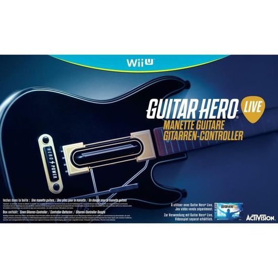 Guitar Hero Live Guitare Seule pour Wii U Cdiscount Informatique