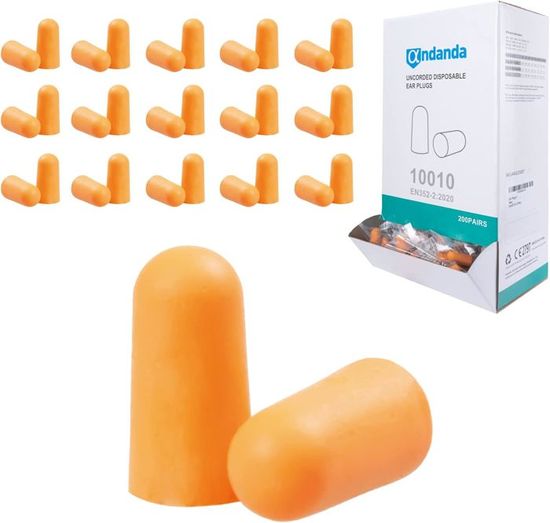 Bouchons D'oreille Silicone -37 DB Pour Dormeurs Latéraux - Lot De 4 Paires