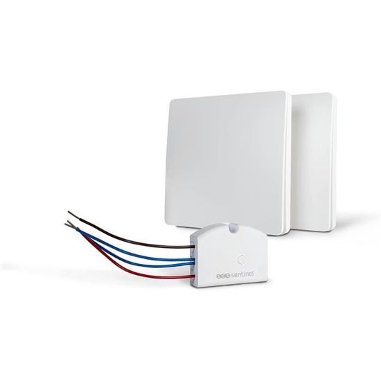 Module Design Interrupteur Kit interrupteur Va et Vient, Module Récepteur Filaire, Deux ...