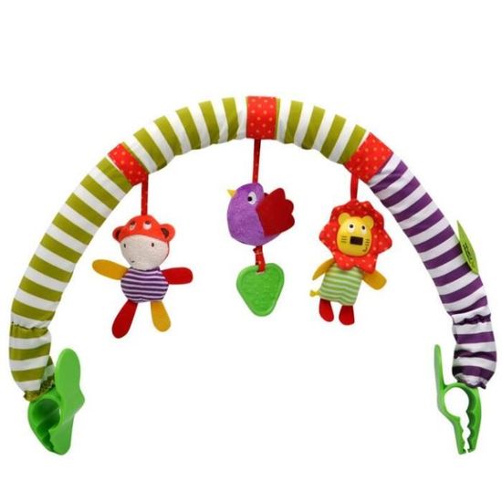 Poussette jouets suspendus bébé jeu arcade poussette lit landau activité  bar poussette clip hochet jouet pour les sens et la - Cdiscount  Puériculture & Eveil bébé