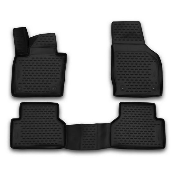 Tapis De Sol Voiture Pour BMW Série 3 E90/E91 - 4 Pièces, Velours Noir, Protection Talon Conducteur