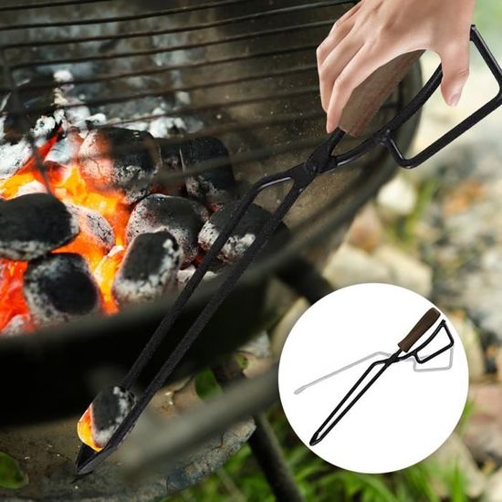 Pince barbecue pour charbon