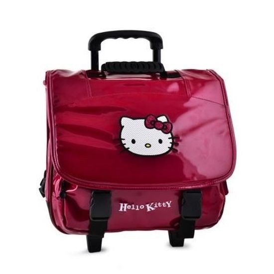 cartable hello kitty a roulette