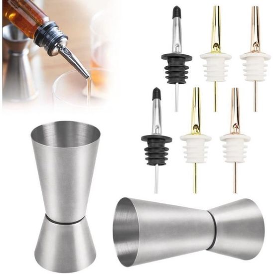 Bec Verseur Inox Avec Bouchon - Pour Bouteilles En Verre (Vin, Huile, Vinaigre) - Cuisine, Bar, Restaurant
