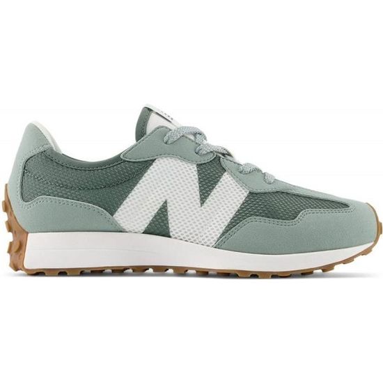 Chaussures pour Enfant NEW BALANCE 327 Vert Lacets Textile Plat Vert Cdiscount Chaussures
