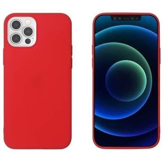 MYWAY COQUE COLORED TPU ROUGE IPHONE 12/12 PRO