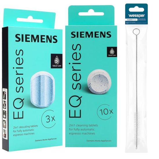 10+3 Tablettes Nettoyantes SIEMENS EQ Series - Détartrant Et Nettoyage Machine à Café - Pour EQ.8/7/5