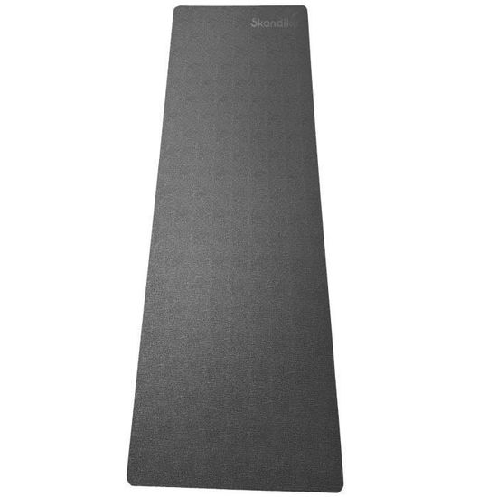 Tapis de protection sol pour appareils fitness - 60 x 120 cm - Noir  SKANDIKA
