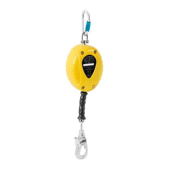 Dispositif Anti-chute Rétractable 3-20m - Stop Chute Automatique, Portable, Pour Toit Et Travaux Aériens (jaune, 7m)