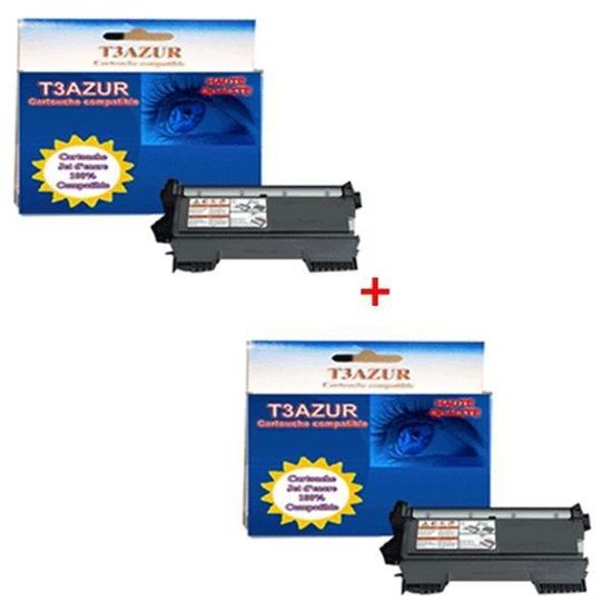 BROTHER DCP L2540DN - 1 x Pack de 3 cartouches de toner compatibles