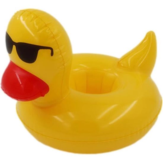 Flotteur Piscine Canard Gonflable Pour Enfants – Avec Pare-Soleil UPF, Pliable Et Léger