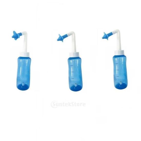 Poire Lavement Nez Neti Pot Lanko - Lot De 2 Pots De Rinçage Nasal 200ml | Lavage Des Sinus Et Irrigation | Yoga Nasal Lavage Nez Adulte