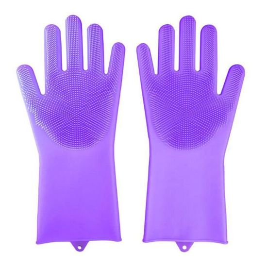 Lot De 2 Gants Anti-poils électrostatiques Pour Chat Et Chien - Enlève Les Poils Sur Canapé, Vêtements, Siège Auto (lavable)