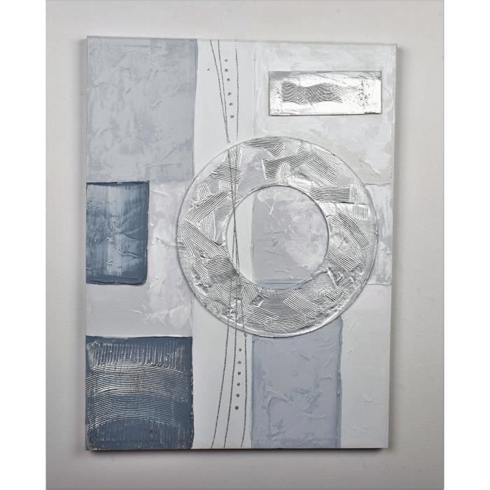 Tableau décoratif sur toile de coton sans cadre peint à la main à la peinture à l'huile