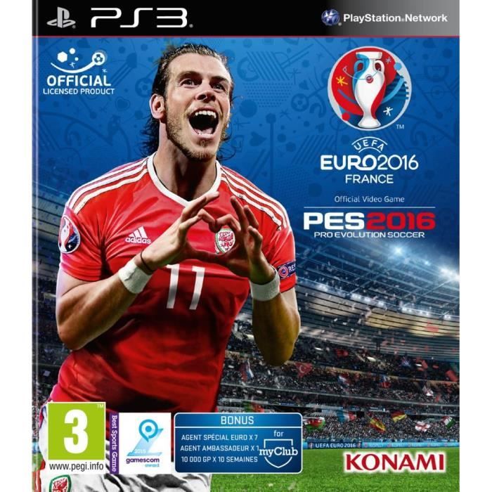 Konami Euro 2016 Jeu PS3